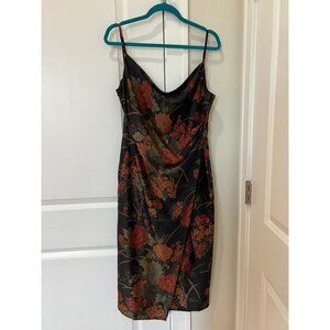 Fall Floral Midi Slip Dress - NWT